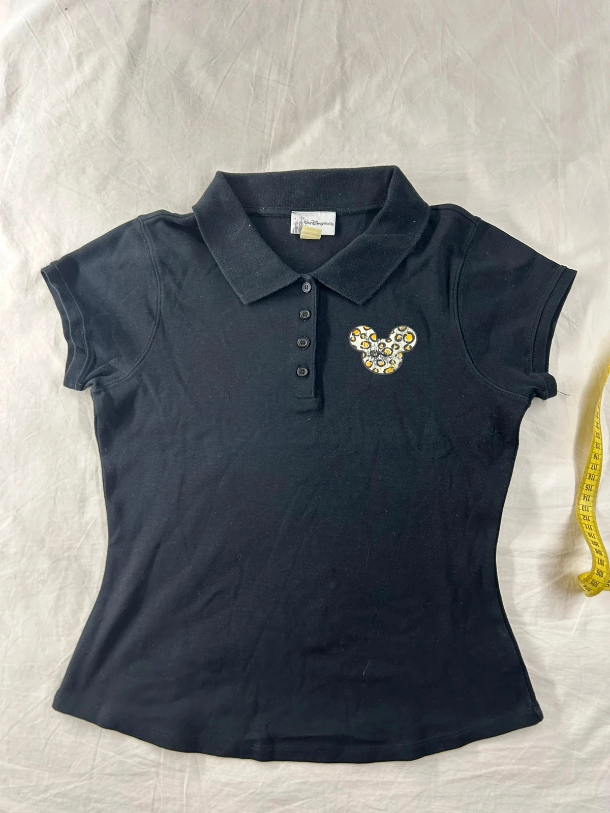 T-shirt polo noir Walt Disney world taille L